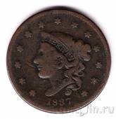 США 1 цент 1837