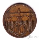 Чехословакия 10 геллеров 1931