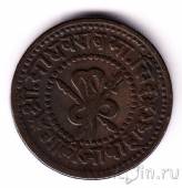 Индия (Гвалиор) 1/4 анны 1896