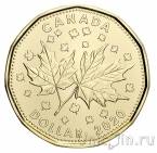 Канада 1 доллар 2020 Кленовые листья