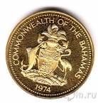 Багамские острова 1 цент 1974
