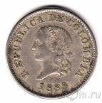 Колумбия 5 сентаво 1888