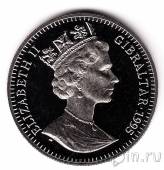 Гибралтар 1 крона 1995 Островные игры (2)