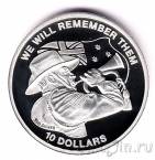 Кирибати 10 долларов 2013 Память павших