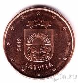 Латвия 5 евроцентов 2019