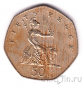 Великобритания 50 пенсов 1982