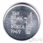 Республика Корея 1 вона 1969-70