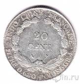 Французский Индокитай 20 центов 1921