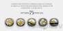 Россия набор 5 монет 25 рублей 2020 «Оружие Великой Победы» (2-й выпуск, цветные)