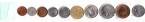 Бельгия набор 10 монет 1951-93 Король Бодуэн (французский язык)