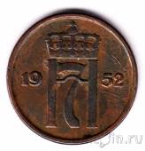 Норвегия 2 оре 1952