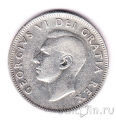 Канада 25 центов 1950