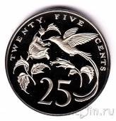 Ямайка 25 центов 1976 (Proof)