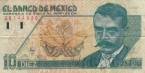Мексика 10 новых песо 1992