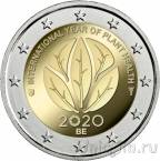 Бельгия 2 евро 2020 Международный год растений