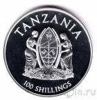 Танзания 100 шиллингов 2016 Черепаха