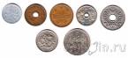Подборка монет Японии (7 монет)