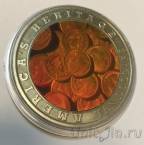 Либерия 10 долларов 2002 Монеты (голограмма)