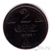 Норвегия 2 оре 1938