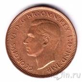 Великобритания 1 фартинг 1945 (UNC)