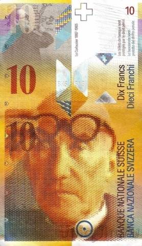 Швейцария 10 франков 2010