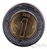 Мексика 1 песо 2018