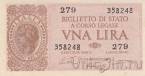 Италия 1 лира 1944
