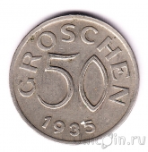 Австрия 50 грошей 1935