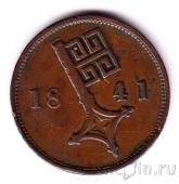 Германия (Бремен) 2 1/2 шварен 1841
