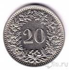 Швейцария 20 раппенов 1931