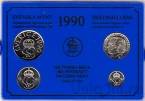 Швеция набор 4 монеты 1990