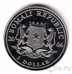 Сомали набор 3 монеты 1 доллар 2006 Папа Римский