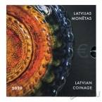 Латвия набор евро 2020 Латгальская керамика (в буклете)