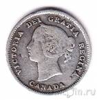 Канада 5 центов 1891
