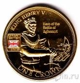 Тристан да Кунья 1 крона 2010 Генрих V