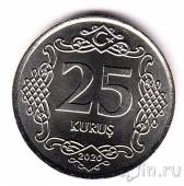 Турция 25 курушей 2020