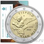 Сан-Марино 2 евро 2020 Джованни Тьеполо