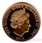 Тристан да Кунья 1 крона 2015 Самолеты над Собором Святого Павла