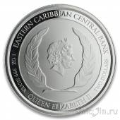 Восточно-Карибские Территории 2 доллара 2020 Антигуа и Барбуда