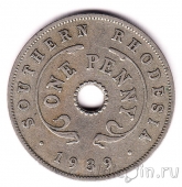 Южная Родезия 1 пенни 1939