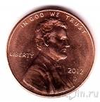 США 1 цент 2012 Щит (D)