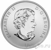 Канада 25 центов 2012 Красногрудый дубоносовый кардинал