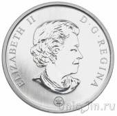 Канада 25 центов 2007 Обыкновенный архилохус