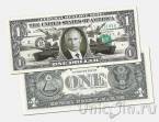 Сувенирная банкнота 1 доллар - Путин