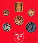 Остров Мэн набор 5 монет 1980 (proof)