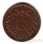 Германская Империя 1 пфенниг 1911 (A)