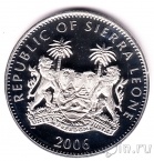 Сьерра-Леоне 10 долларов 2006 Елизавета II вручает Кубок Чемпионов