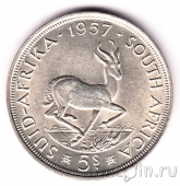 Южная Африка 5 шиллингов 1957