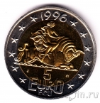 Великобритания 5 евро 1996 Уинстон Черчилль