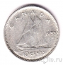 Канада 10 центов 1953